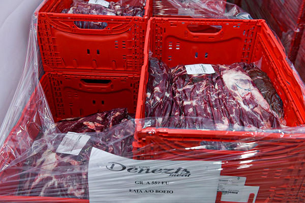 Denezis Meat - Packaged products in the storage area