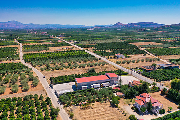 Denezis Meat - Panoramic view of the storage and processing facilities in Koutsopodi, Argos.