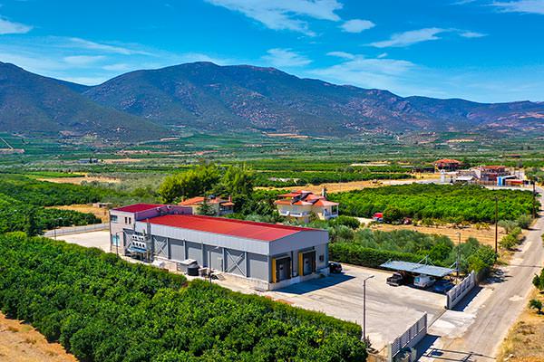 Denezis Meat - Panoramic view of the storage and processing facilities in Koutsopodi, Argos.