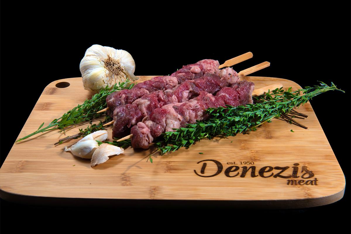 Denezis Meat - Τα προϊόντα μας - Σουβλάκι πρόβειο χειροποίητο